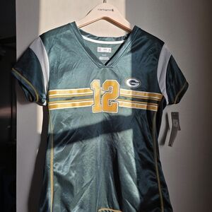 Green Bay Packers Jersey with Number 12